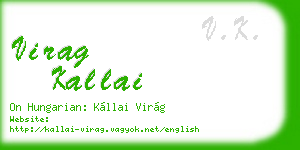 virag kallai business card